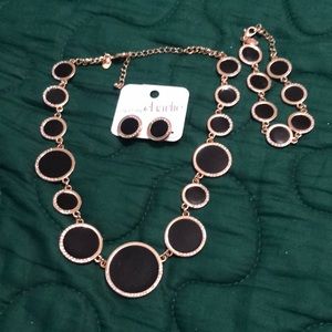 3 PC black & gold set